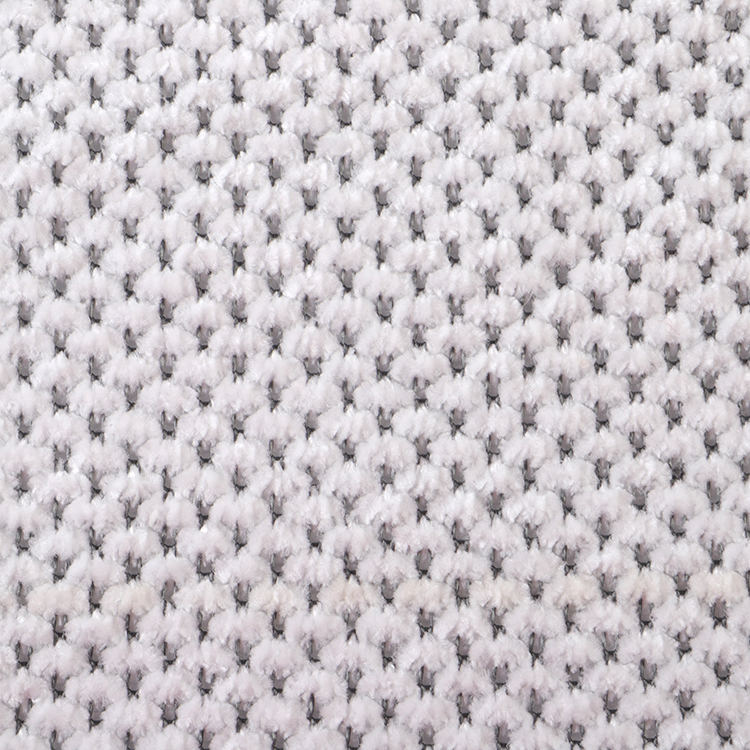 Chenille A# Fabrik Mat Kitchen Lantai Putih